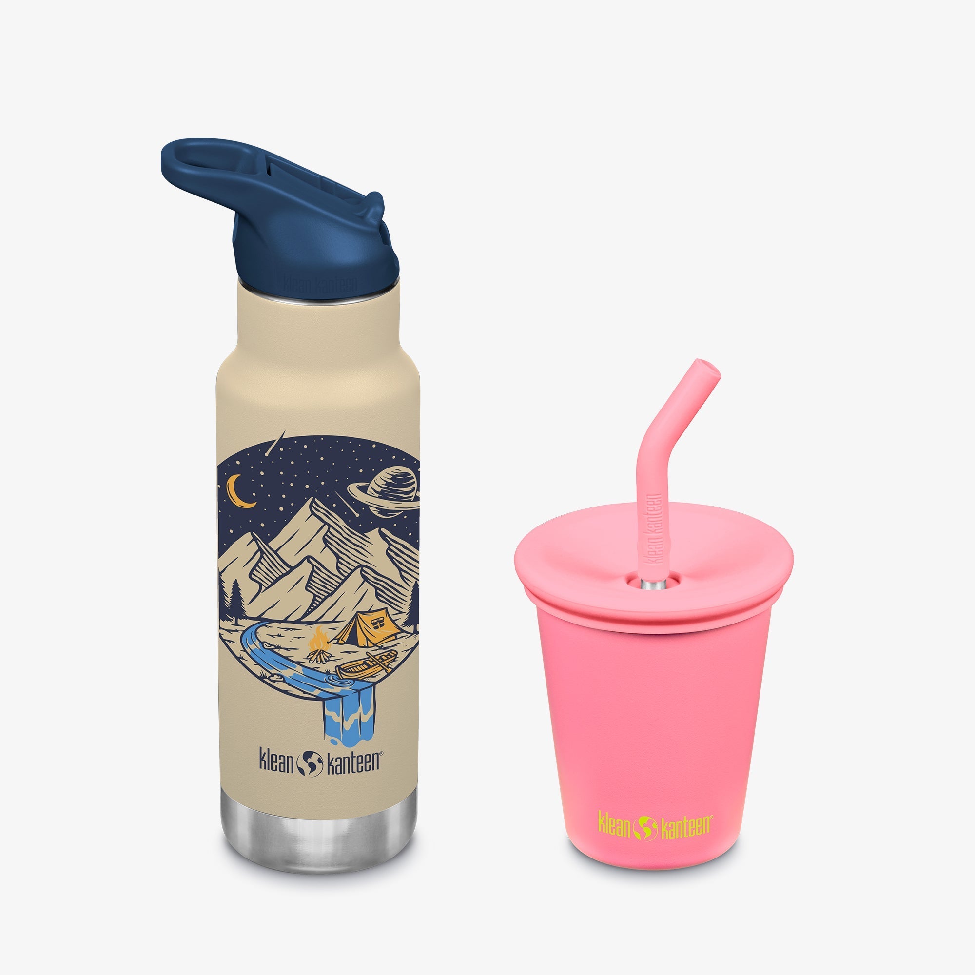 Kid's Sippy Cup and Water Bottle Set